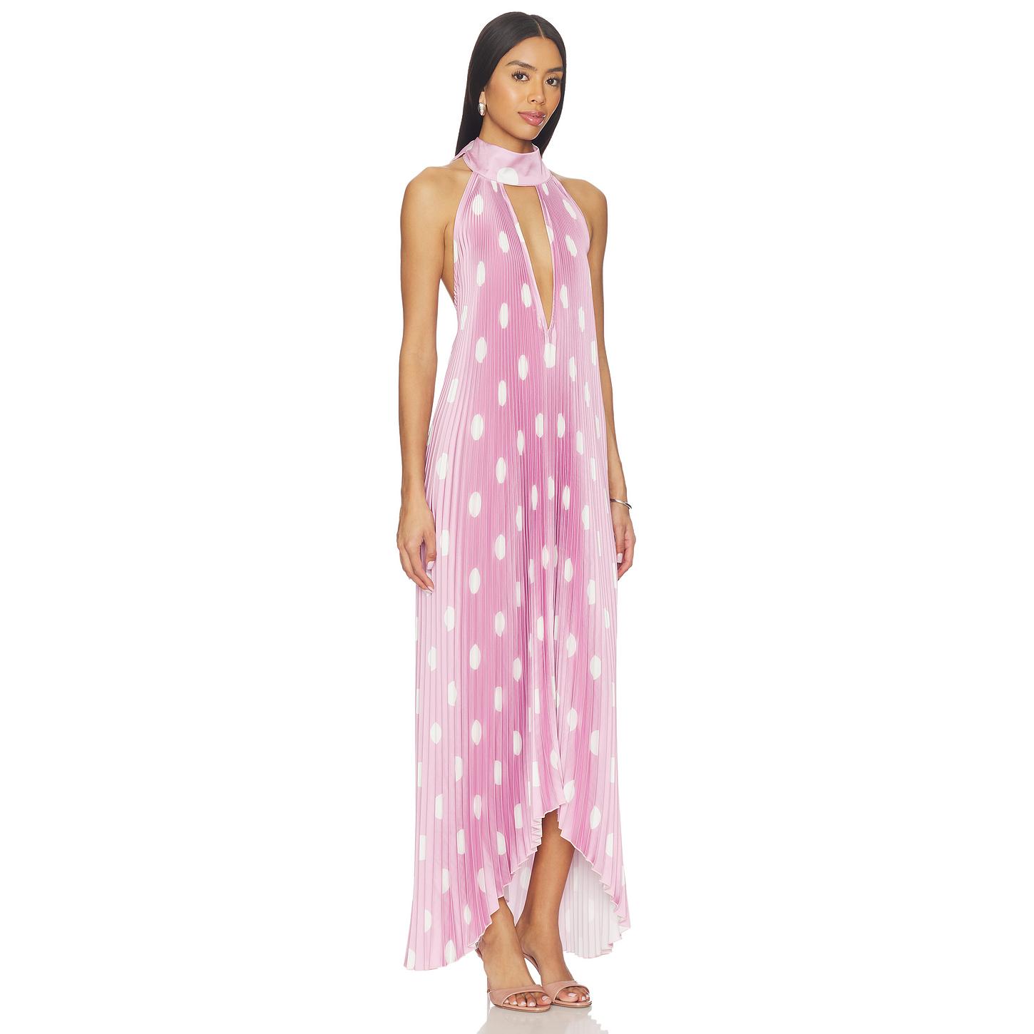 L'IDEE Opera Gown in Polka Pink