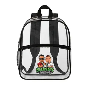 Skinny Joey & Lil Snuff Podcast Clear Backpack — Game Day Stadium Approved