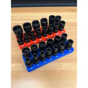 Icon 1/2 Swivel Socket Set Organizer – 2-Bin System With Magnet Slots