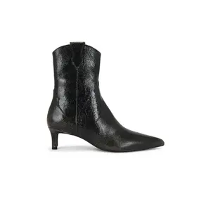 Seychelles Dallas Boot in Black & Beige Crackle