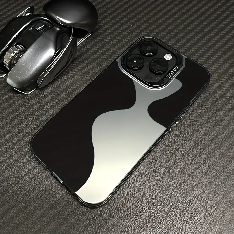 Irregular Milk Cow Pattern Smartphone Case for iPhone 17,16 E Pro Max,15 Plus,14,13,12,11,Air - Simple Fashion Trend Design, Anti-Scratch, Shockproof, Durable Handheld Cellphone Protection Cover for Mobile Devices, Casing