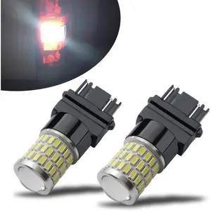 3157 LED Bulb White, 4157 3156 LED Reverse Light Bulbs Super Bright for Tail Brake Lights Backup Lights Turn Signal Lights, 2 Pack