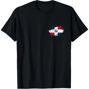 Dominican Republic Vintage Flag T-Shirt