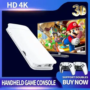 M15 Retro Game Stick, HDMI Output & Wireless Controller Plug and Play Video Game Console with 20000+ Games, Arcade Game Console (128G) Birthday Handle