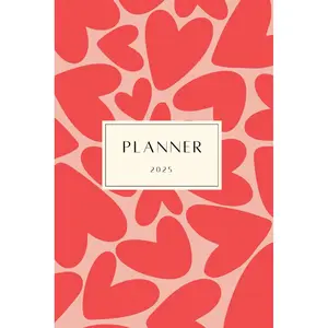 Minimalist & Modern 2025 Weekly Planner 6 by 9 180 pages: Includes blank Vision/goal bingo charts for 2025 and every month Paperback – December 15, 2024