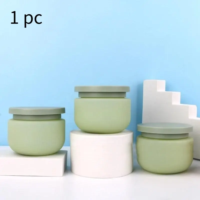 250g Empty Cosmetic Jar Makeup Container Refillable Bottles Face Cream Cans Hair Mask Scrub Bottle Cosmetics Sample Bottle Pot Plastic Container Storage Bottle