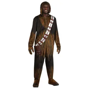 Adult Deluxe Star Wars Chewbacca Onesie Costume