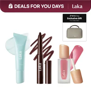 [Laka]  Prep & Glow Lip Trio - Prep Lip Mask + Easy Glide Lip Liner + Fruity Glam Tint