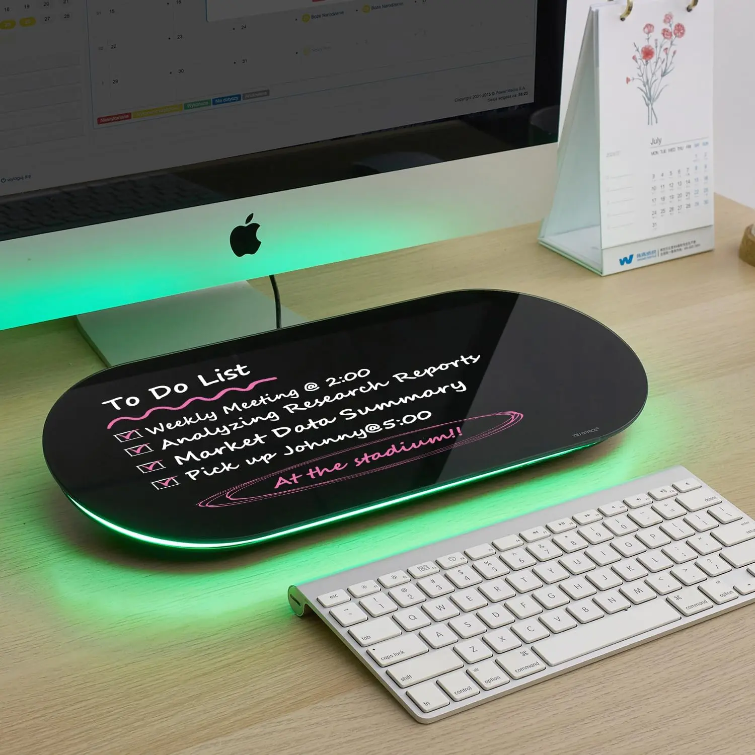 Green Light (Black Glass)