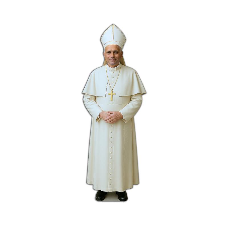 Pope Leo XIV 6 Life Size/Mini Sized Cardboard Cutouts