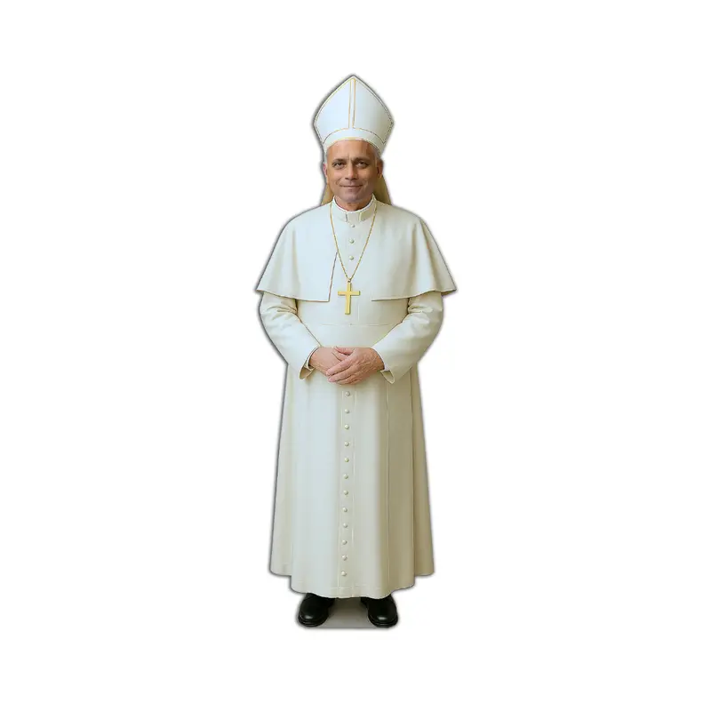 Pope Leo XIV 6 Life Size/Mini Sized Cardboard Cutouts