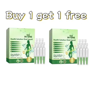 [ Buy 1 get 1 free ] Natural Supplement, Liquid DropswithANaturalPlantExtracts, Gut & Digestivemmune &Energy Support,7Vials perBox.