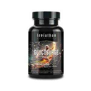 Leviathan Nutrition GlucoSurge - 50 Capsules Dietary Supplement with Glucose and Fibrinogen for Healthcare