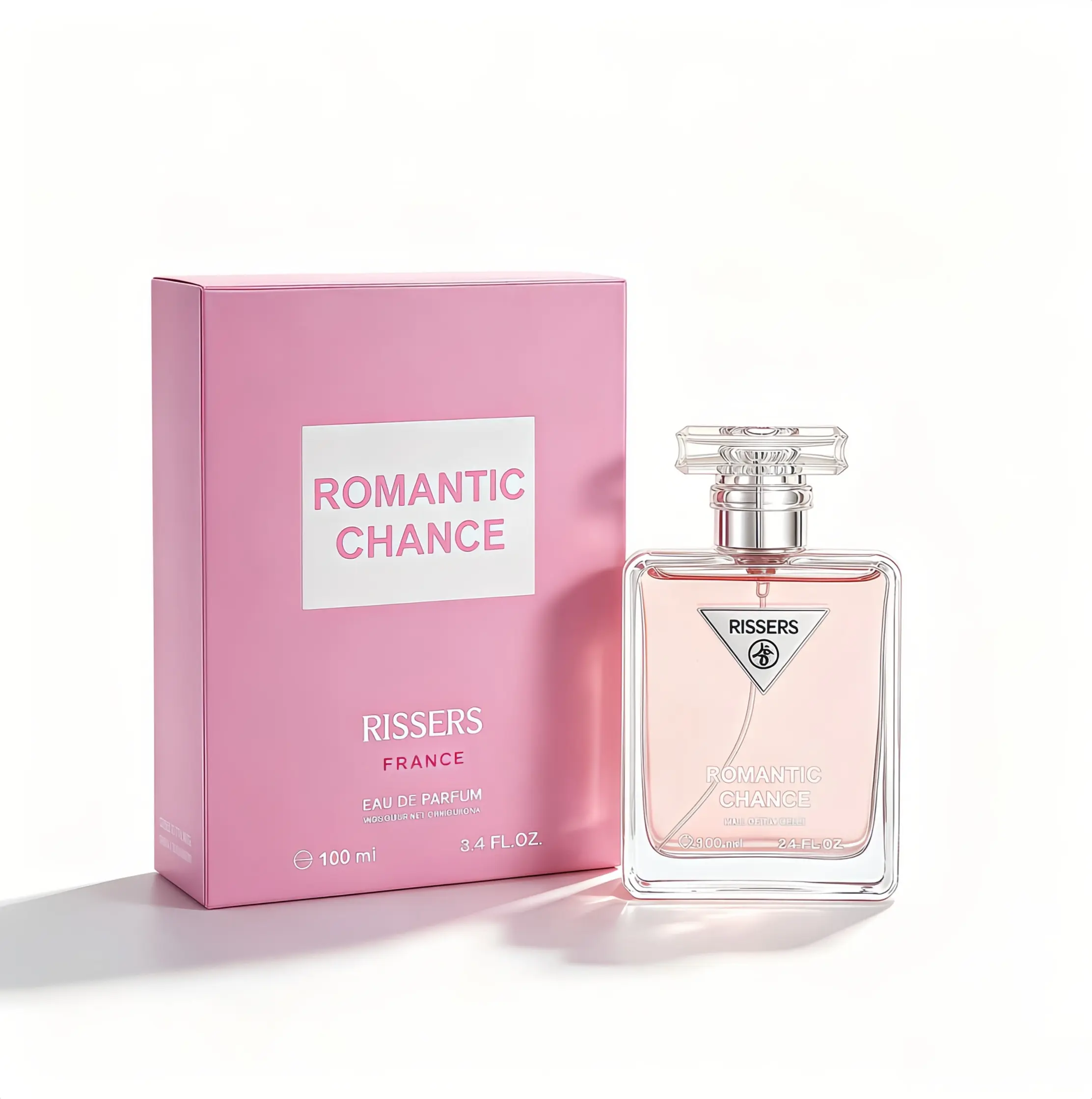 RlSSERS Romantic Chance Eau De Parfum-Women's Perfume |100ML,3.4 fl.oz|Long-LastingFragrance with Citrus, Floral, Fruity, Woody,Amber Notes, Elegant Soft Summer Scent,Ideal for Daily Commute, Dating, HolidayGifting