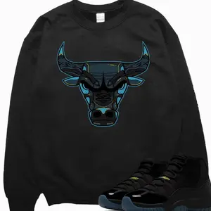 Jordan 11 Gamma Sneaker Mactching Sweatshirt, Bull Shirt To Match Jordan 11 Gamma, Jordan Match Tee, AJ 11 Gamma Sneaker Match Shirt EQHZ