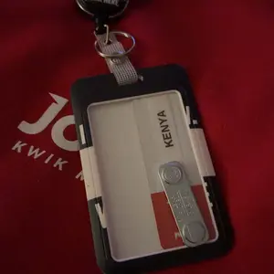 ID Badge Holder with Retractable Reel, 1 Count ID Name Tag Work Badge Clip, Heavy-Duty Vertical Card Protector for Office Staff and Nurses