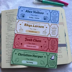 Twisted Series Inspired Ticket Bookmark | Love Quotes