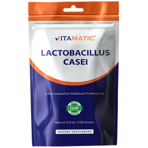 Vitamatic Lactobacillus Casei Probiotic Powder - Digestive Health Support - 100 Gram (3.5 OZ) - 100 Servings