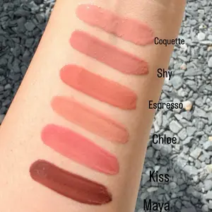 JC Lip Gloss - Available in Coquette Shy Espresso Chloe Kiss Maya Shades for Your Selection