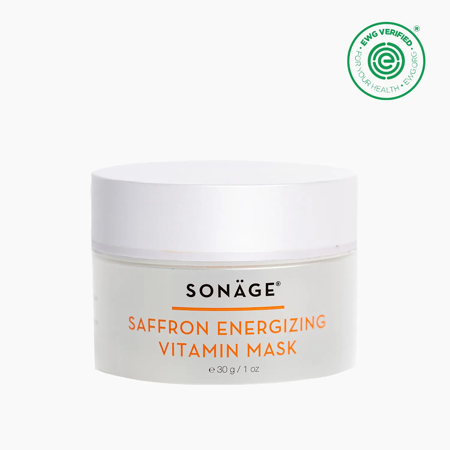 Sonage Saffron Energizing Vitamin Mask + Hydrate, Nourish, Seal Moisture + Antioxidant Rich Mask