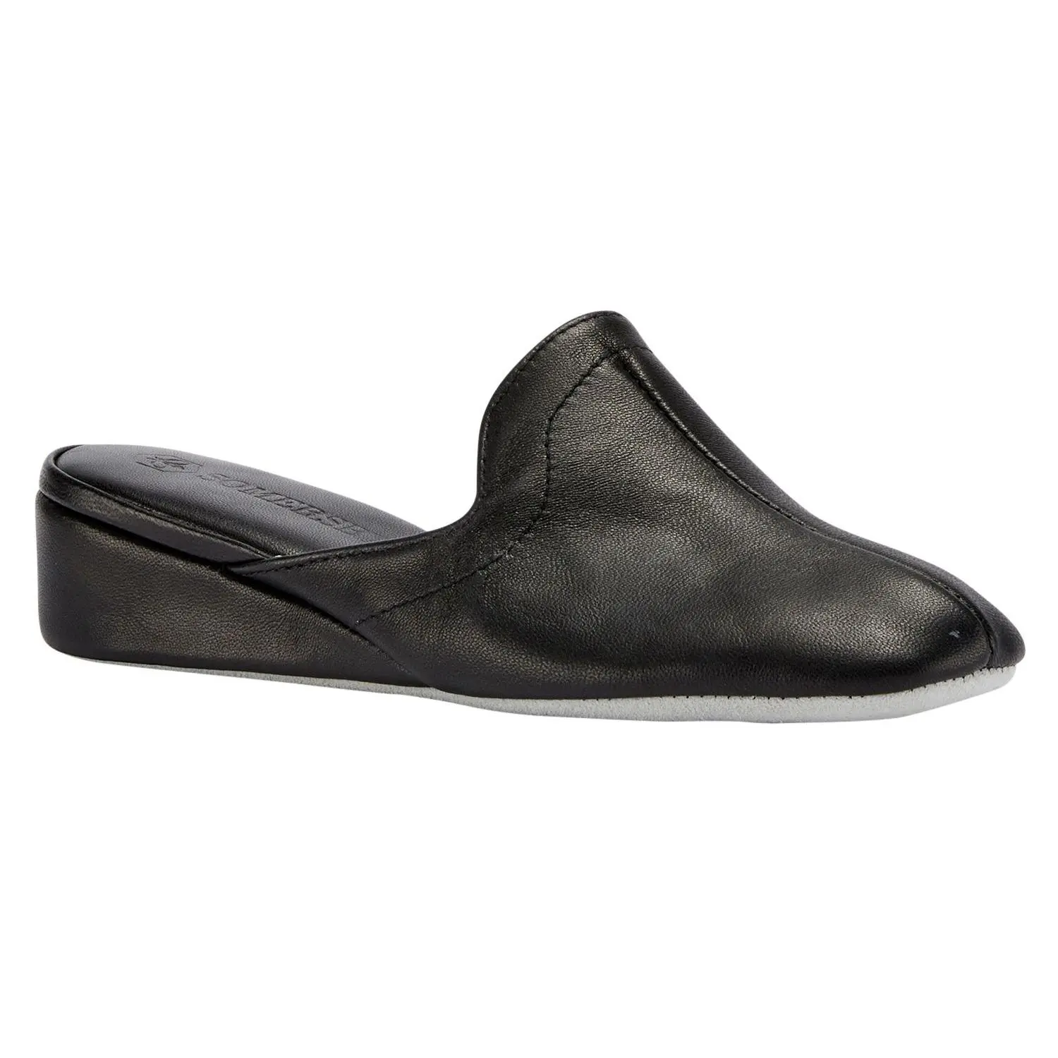 Somersby by Lamo Slip On Leather Slipper -Blanche