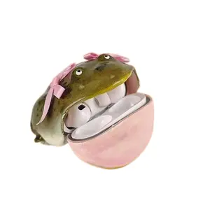 Ugly-Cute Frog AirPods Case – Fun Handmade Protective Cover for AirPods Pro 2, 3rd & 4th Gen