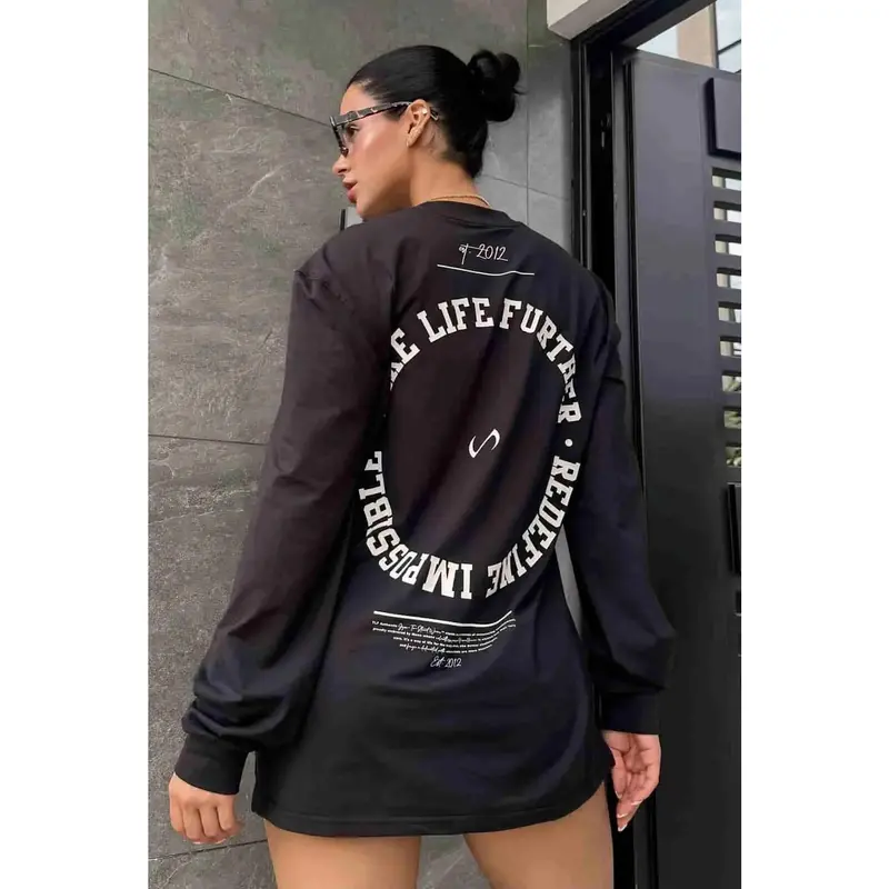 Redefine Original Cotton Luxe Oversized LS Tee