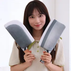 Creative Imitation Kitchen Knife Plush Crossbody Bag, Funny Novelty Stuffed Storage Purse, Whimsical Portable Daily Pouch Suitable For Daily Use And Holiday Friend Gifting