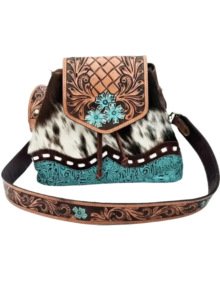 Sami  ladies leather handbag  western style handbag  handcrafted leather handbag