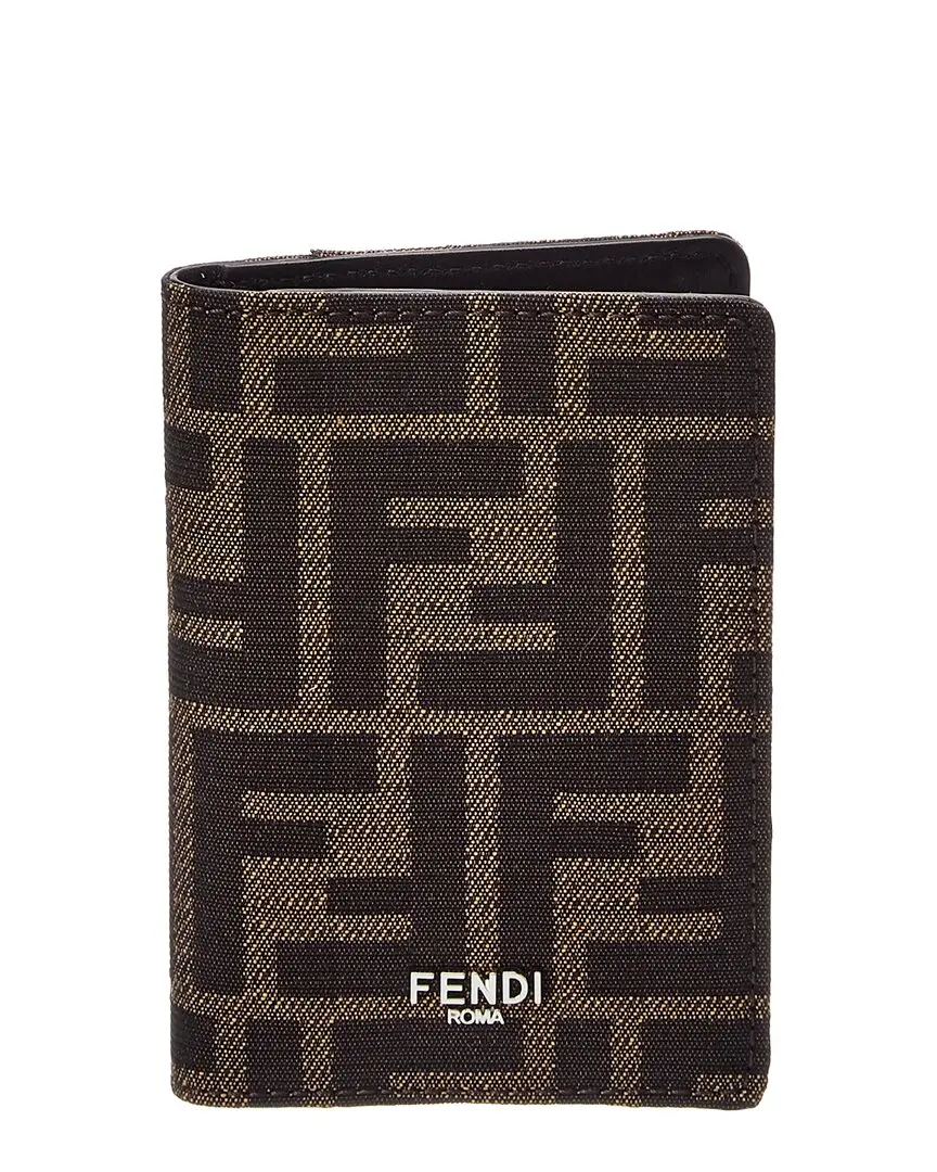 FENDI Canvas & Leather Wallet