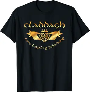 Irish Claddagh Celtic St Paddys Friendship T-Shirt - Nallelycor Shop 55B0958KJK1W