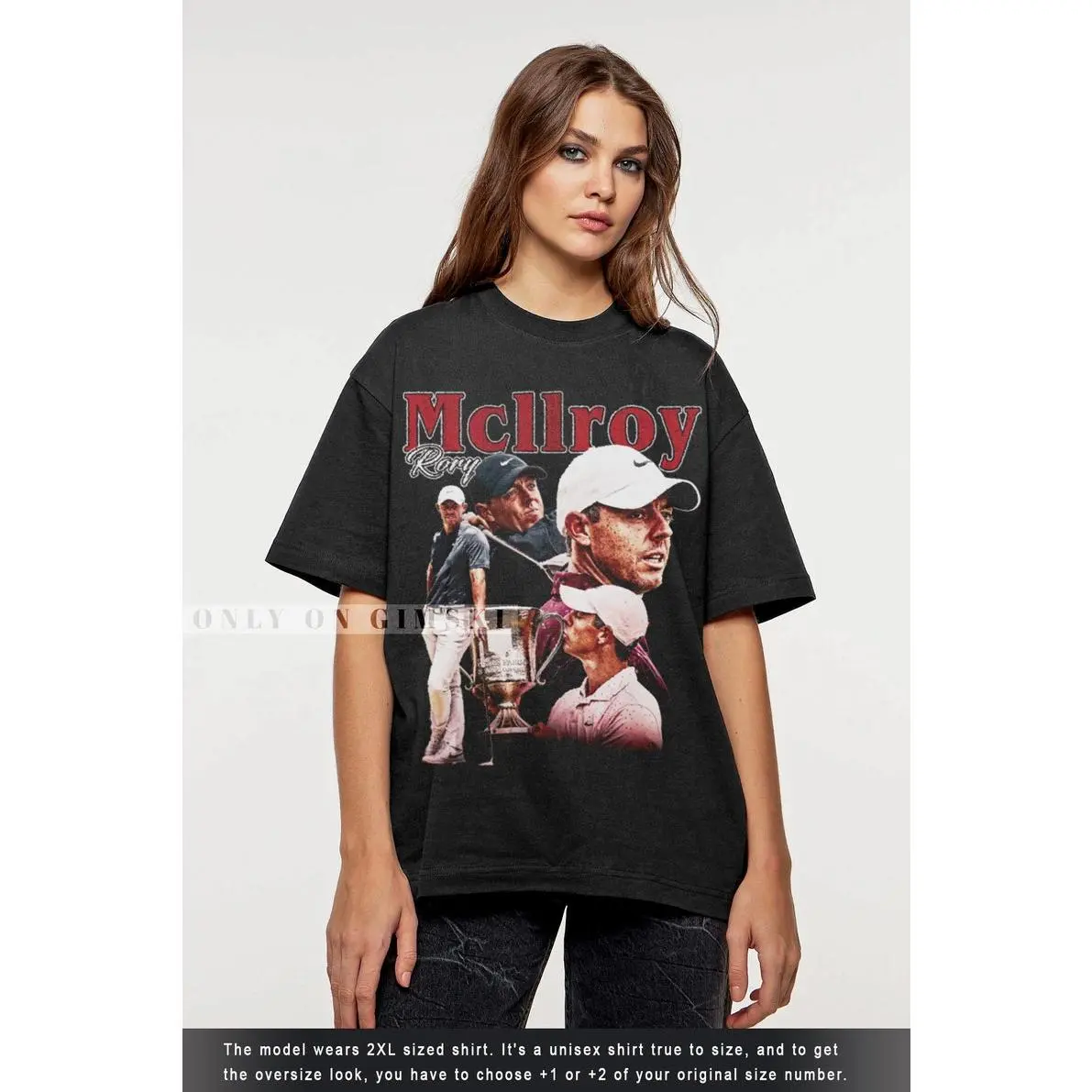 Limited Rory Mcllroy Shirt Vintage Bootleg Graphic Tee Rory Mcllroy T-Shirt Sport Gift For Women and Man Unisex