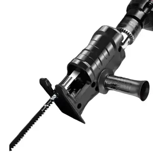 Drill Adapter for Chainsaw/Chainsaw Conversion Kit, Portable Reciprocating Saw and Curved Saw Converter, Includes 3 Blades diy lover