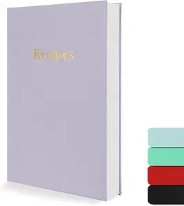 Recipe Book To Write in Your Own Recipes With 62 Blank Pages (purple)