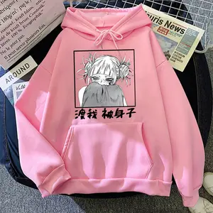 Autumn Winter Women Men Harajuku Hoodie Fleece  Casual Hoodies  New Anime Himiko Toga Printed Hooded Sweatshirt