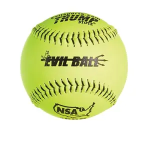 212 MAIN Trump Evil NSA 12 in. 44-400 Leather Softball Ball