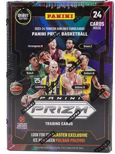 2023-24 Panini Prizm Turkish Airlines EuroLeague Basketball Blaster BOX *SHIPPED SEALED*