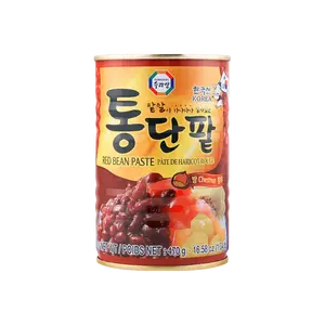 SURA Korean Red Bean Paste 470g Can - Sweet Filling for Mochi, Mooncakes, Buns, Desserts & Baking - Easy Open Pull Tab