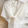 Elegant Versatile Women's Solid Color Triangle Shawl, Soft Comfortable Fabric, Casual Fashion All-Season Accessory, Ideal for Daily Use
