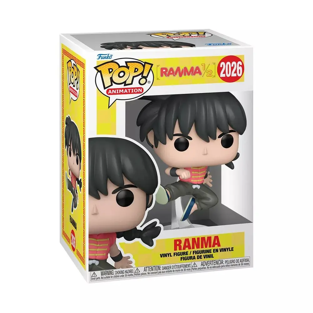 Funko Ranma 1/2 Scale Mid-Kick Pose #2026 Collectible Vinyl Anime Action Figure, Ranma Kick Display Statue, Collectible for Series Fans