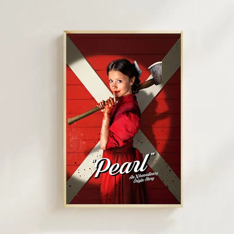 Pearl Movie Poster: Art Print, Home Decor,Room decor,Wall Art,Poster Gift,Film Fan Collection