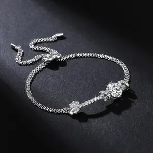 Adjustable Bowknot Zircon Bracelet
