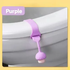 Toilet Lid Lifter Handle, Hand-Pull Toilet Cover Opener, Bathroom Seat Lift Tool, Creative Universal Anti-Dirt Pull Handle