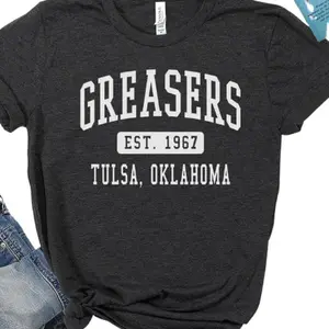 The Outsiders Greasers Est 1967 Tulsa Oklahoma Teacher Vintage T-Shirt