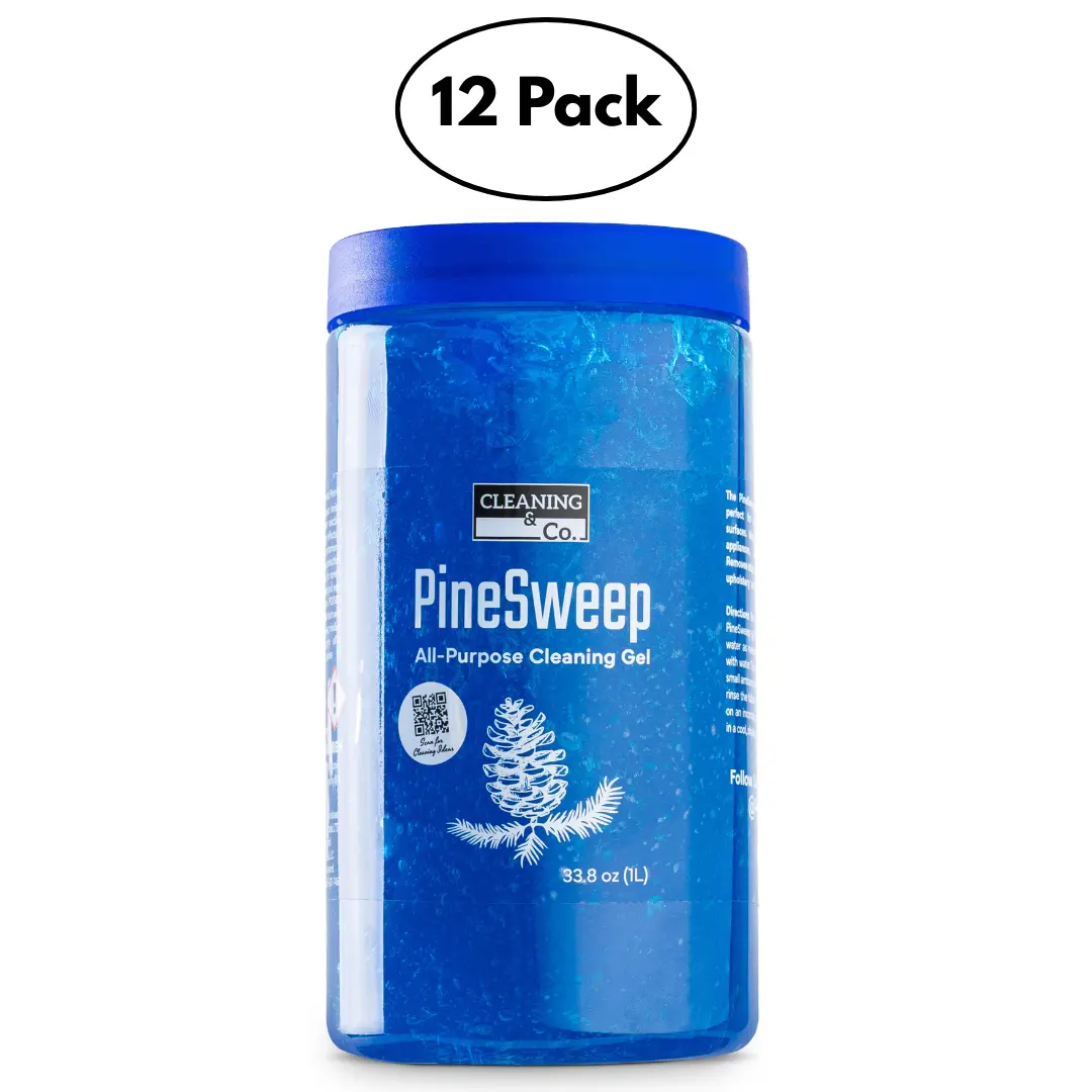 PineSweep All-Purpose Cleaning Gel with Pine Oil – Multipurpose Household Cleaner for Bathroom, Kitchen, Floors, Laundry & More, 33.8 Fl Oz (Pack of 12)