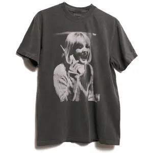 Scream Wes Craven Drew Barrymore Phone Call Tee Shirt Ghostface Killer 1996 Scary Movie 1990s Cinema Halloween Film Faded Tee Shirt