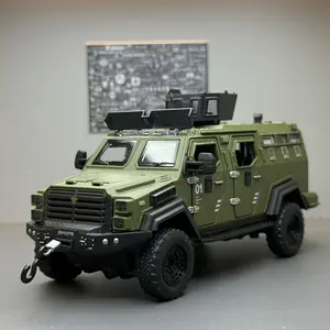 Essential Military Model! 1:32 Scale Alloy Armored Vehicle Display Piece, Vehicle Collection, Back-To-School Gift, Christmas Present, Halloween Gift