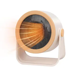 Compact Portable Space Heater for Indoor Use – Quiet Electric Desk Heater with Two-Speed Adjustable Settings, Personal Mini Heater Ideal for Office, Bedroom & Bathroom; Small, Fast-Heating Design for Cozy Warmth Anytime in Your Indoor Spaces Wired model