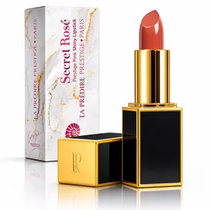 La Prestige Paris - Secret Rose Prestige Pink - Shiny Lipstick - adds a vibrant and lustrous shine to your lips