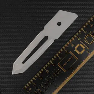 5cr15 Mov Blade Replacement, Compatible with Ckb-2 Handle, Practical Paper Cutter Knife, Geometric Edge Design, Durable Cutting Tool